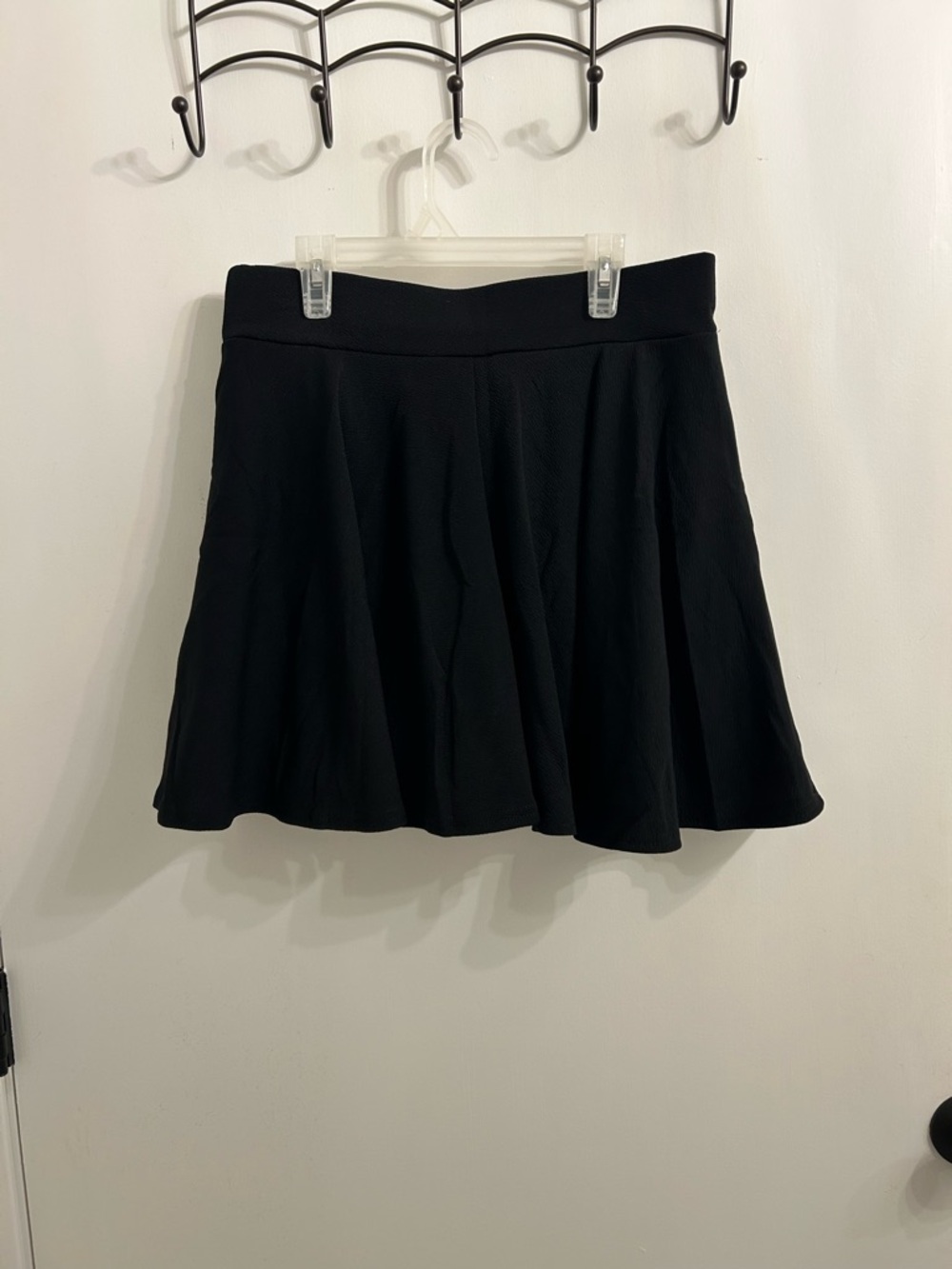 Women's Black Skater Skirt - Flared Circle Silhouette
